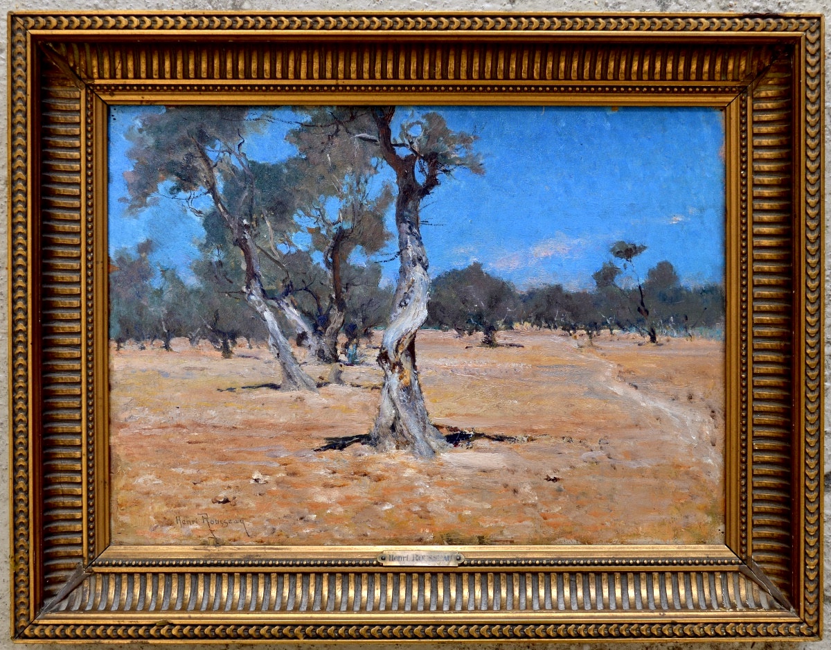 ROUSSEAU Henri (1875-1933) « Forêt d'oliviers à Monastir, Tunisie » Tunis Sfax Paris Sousse -photo-4