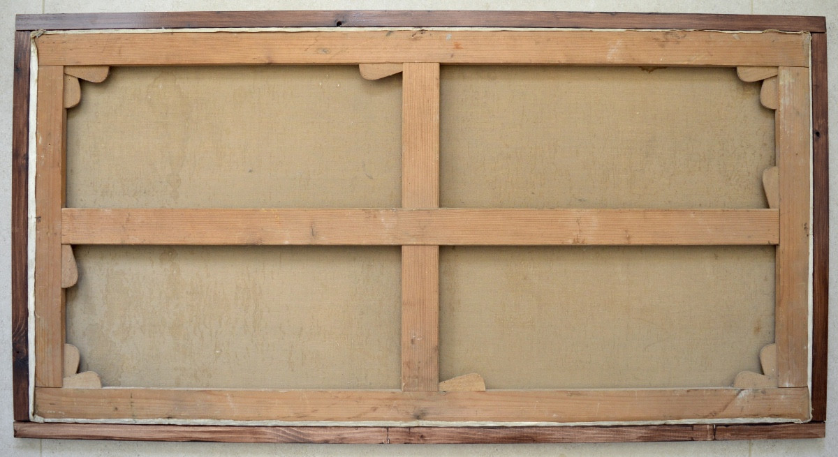 BLONDEAU Alfred-Justin (1850-?) "L'entrée du port de Nice au soleil couchant " Provence Var Mer-photo-5