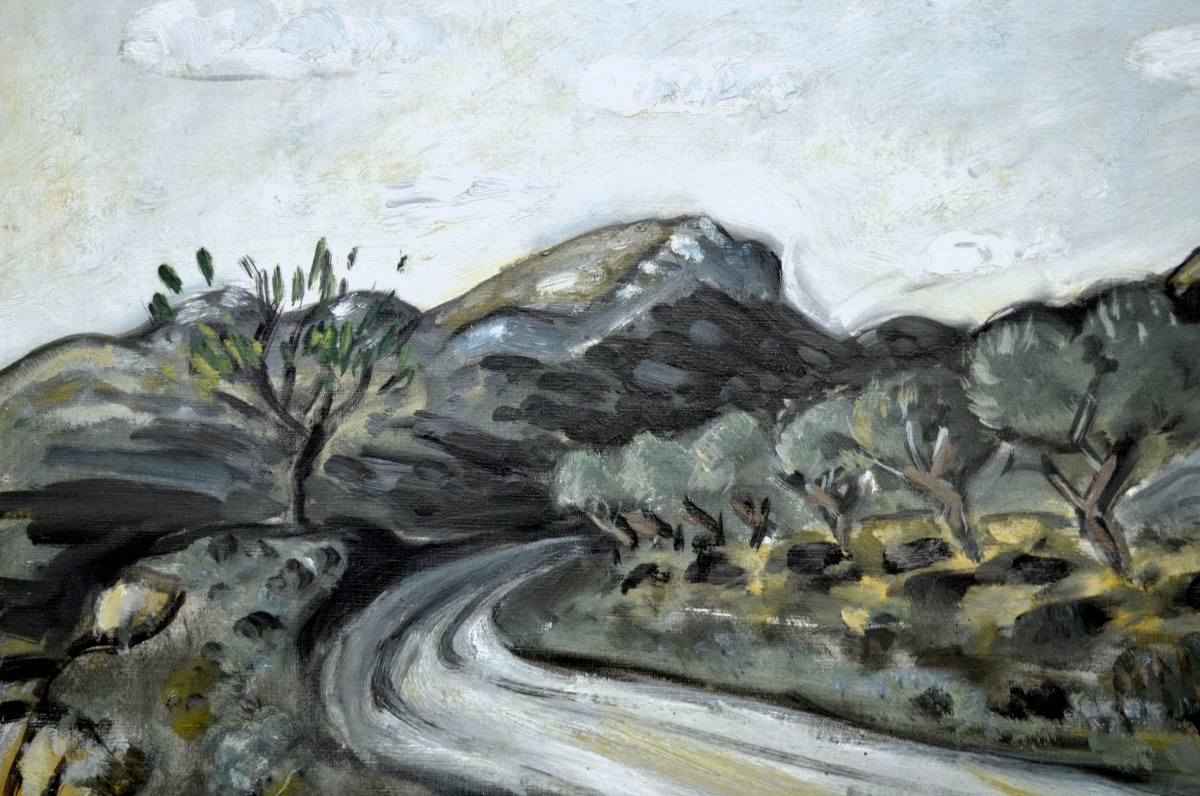Chabaud Auguste (1882-1955) “field Of Olive Trees In The Rise Of Frigolet” Graveson Provence-photo-4