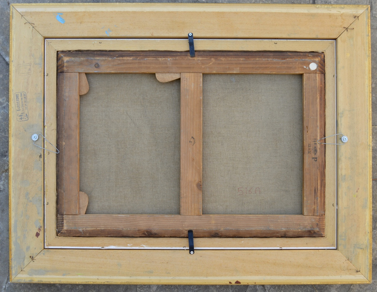 MONTAGNE Louis (1879-1960) «Plage animée en Normandie» Tréport Bretagne Paris Avignon Trouville-photo-2