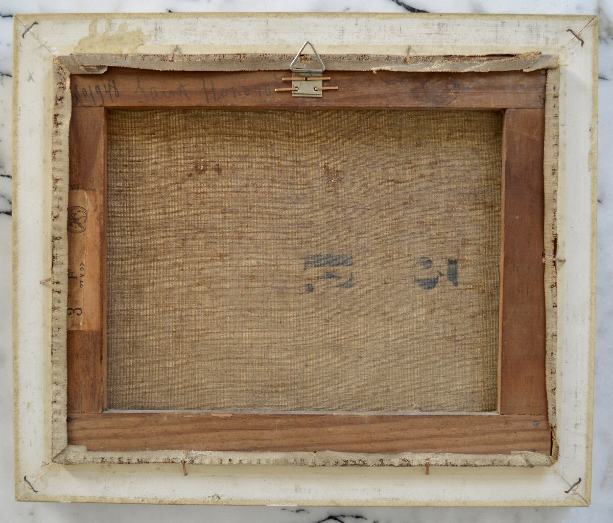 CADIERRA Louis (XIX-XXe) « Forteresse sur l'île Saint-Honorat » Cannes Provence Paris Antibes-photo-2