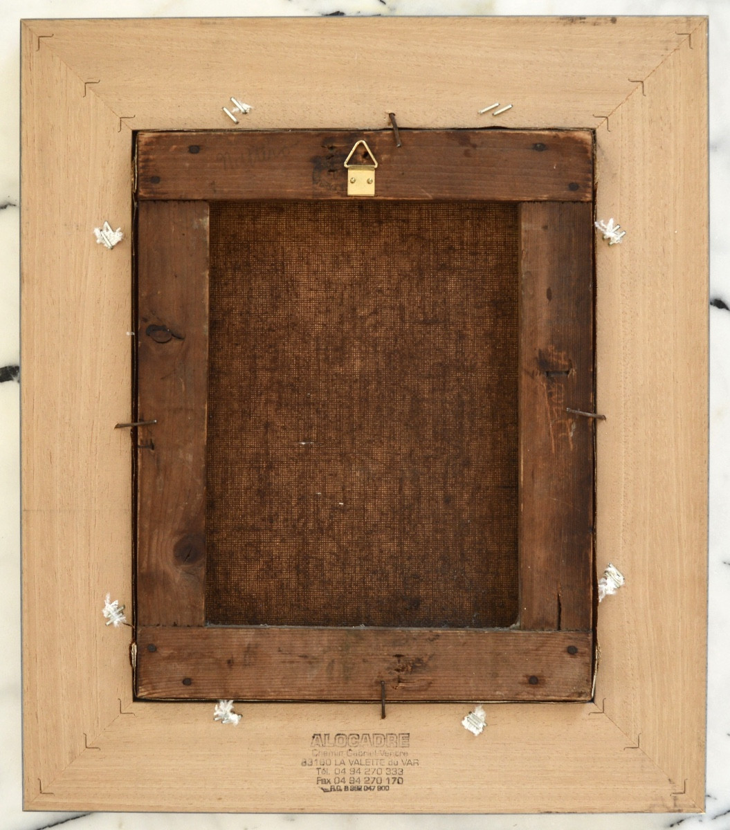 NATTERO Louis (1870-1915) " Place Puget, Toulon "  Provence Marseille Pelloutier Rue provençale-photo-1