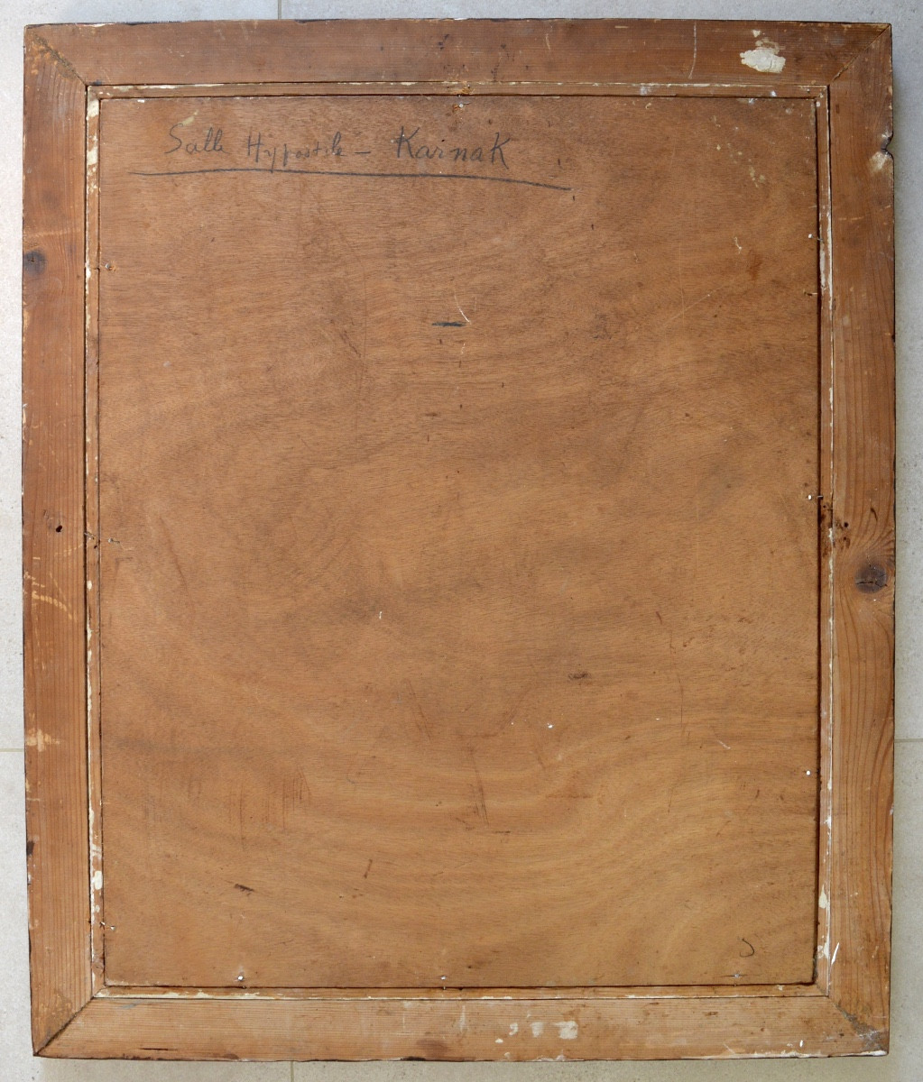 Nicot François (1873-1945) "hypostyle Hall, Temple Of Karnak, Egypt" Luxor Paris Cairo Nile -photo-3