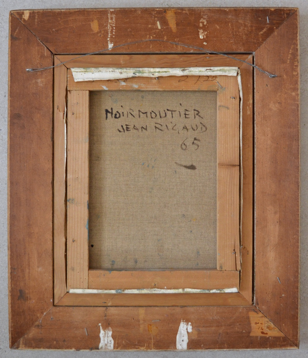 Rigaud Jean (1912-1999) The Mill On The Island Of Noirmoutier " Vendée Yeu Nantes Vannes Paris -photo-1