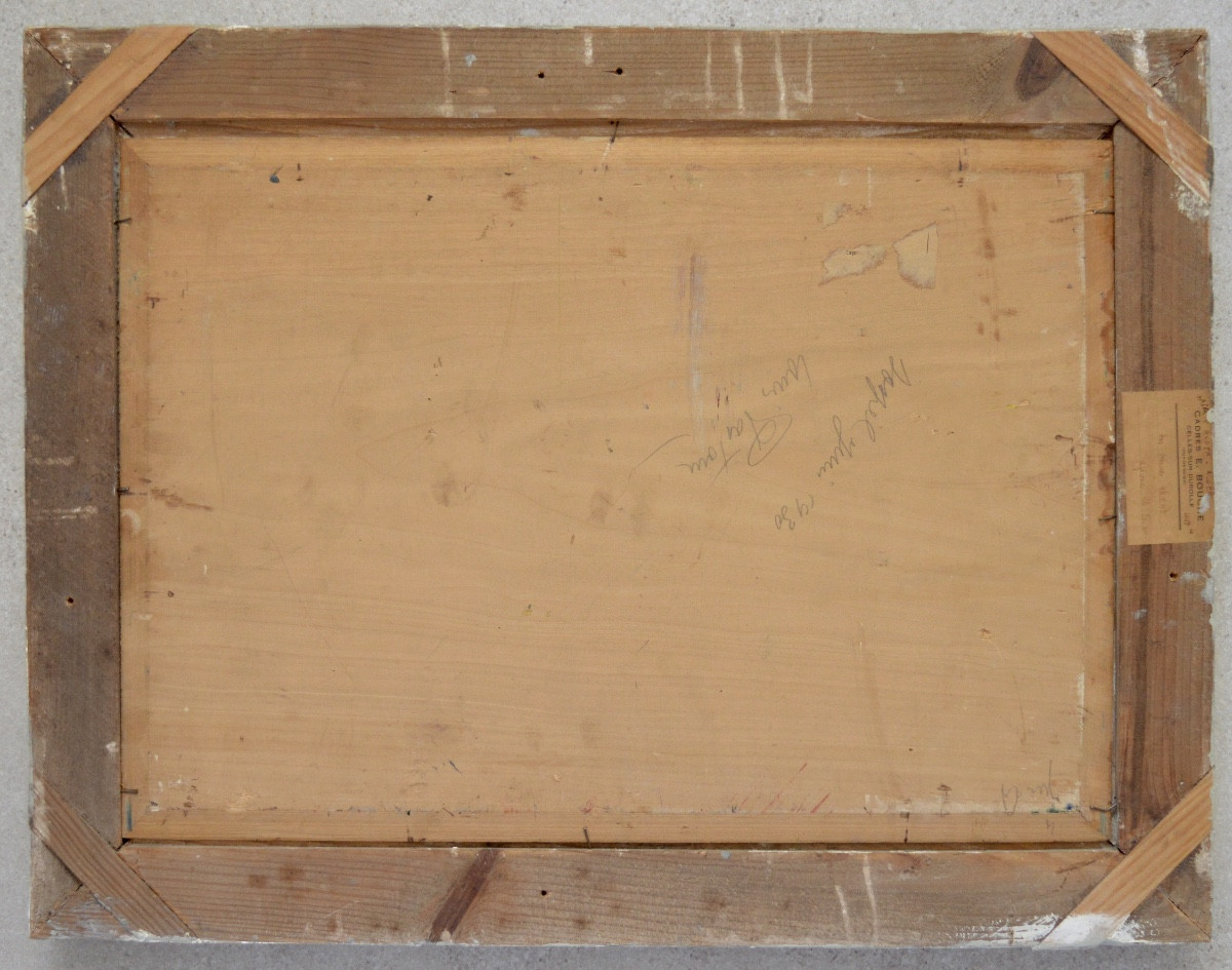 PASTOUR Louis (1876-1948) « Pont de Sospel » Provence Menton Nice Paris Lavandieres Alpes-photo-1