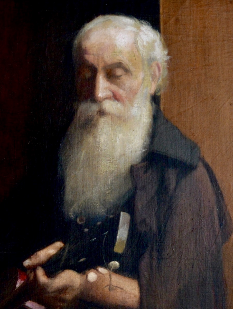 ZWILLER Augustin (1850-1939) "Le Joueur de guitare " Mulhouse Henner Alsace Paris Didenheim -photo-4