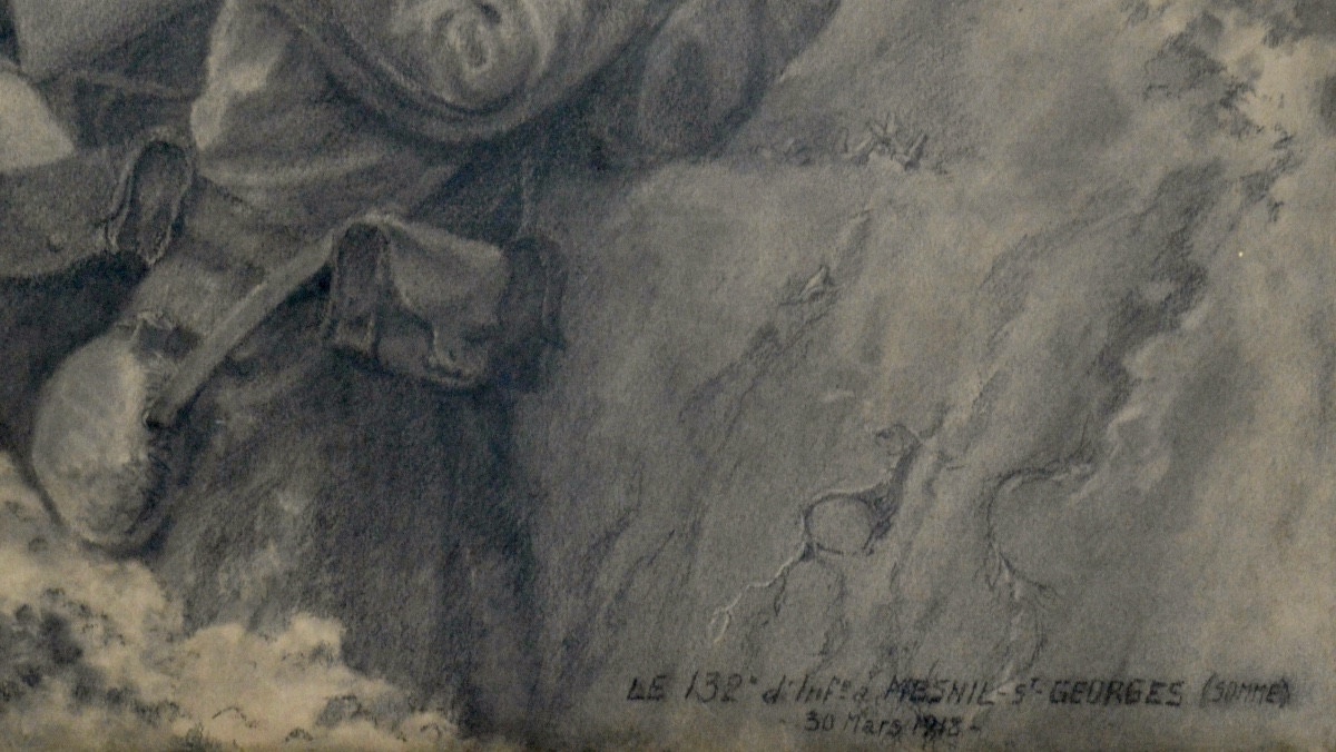 Pierre Marcel (1897-1969) "132nd Infantry Regiment At Mesnil Saint Georges" Ferté Macé War-photo-2
