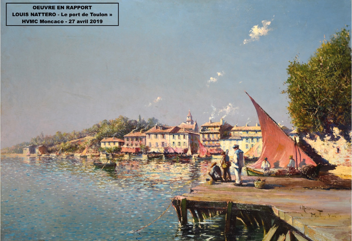 NATTERO Louis (1870-1915)  "Coucher de soleil" Toulon Martigues Marseille Provence Paris -photo-2