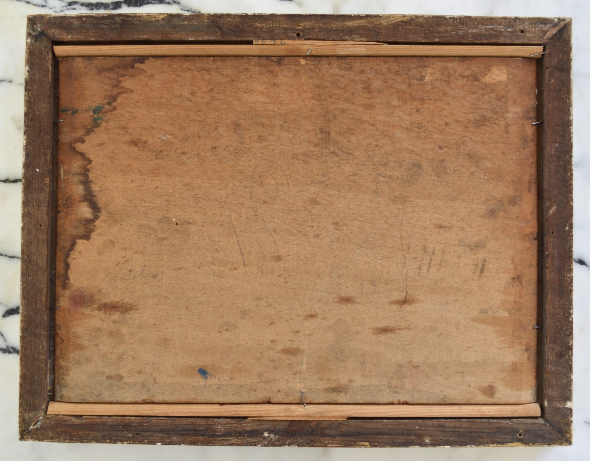 PASTOUR Louis (1876-1948) "Lavandières sous le pont de Sospel" Provence Cannes Paris Nice -photo-2