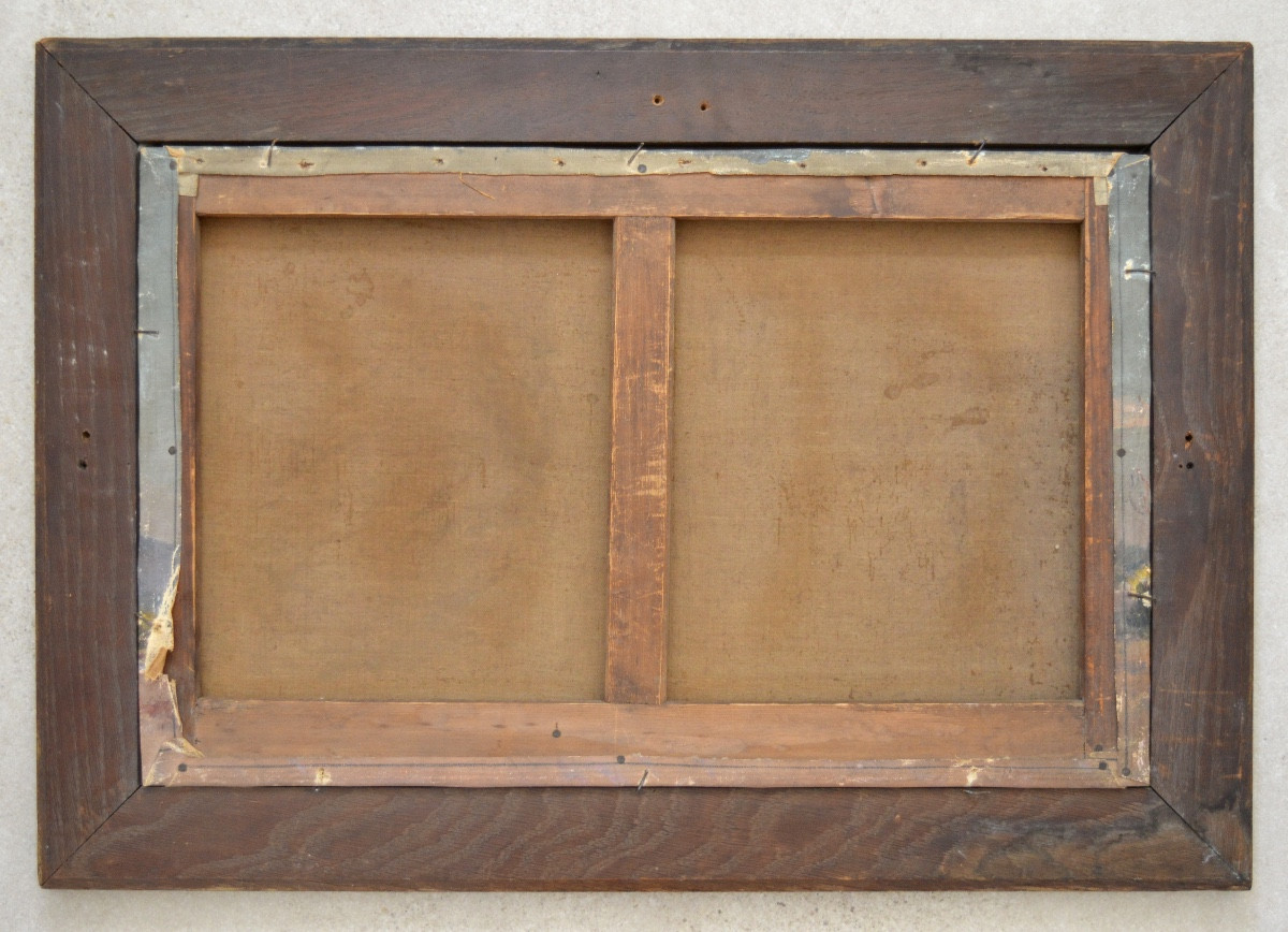 MONTENARD Frédéric (1849-1926) « Genêts en fleurs en Provence » Toulon Var Coudon Marseille -photo-1