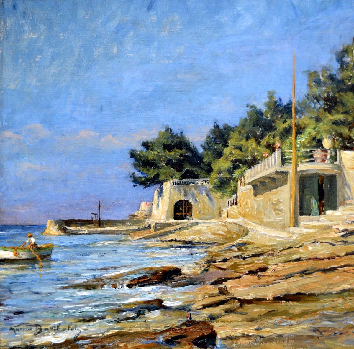 Marius Barthalot (1861-1955) "cap Saint-louis, Les Lecques To Saint-cyr-sur-mer (var)" Provence-photo-2