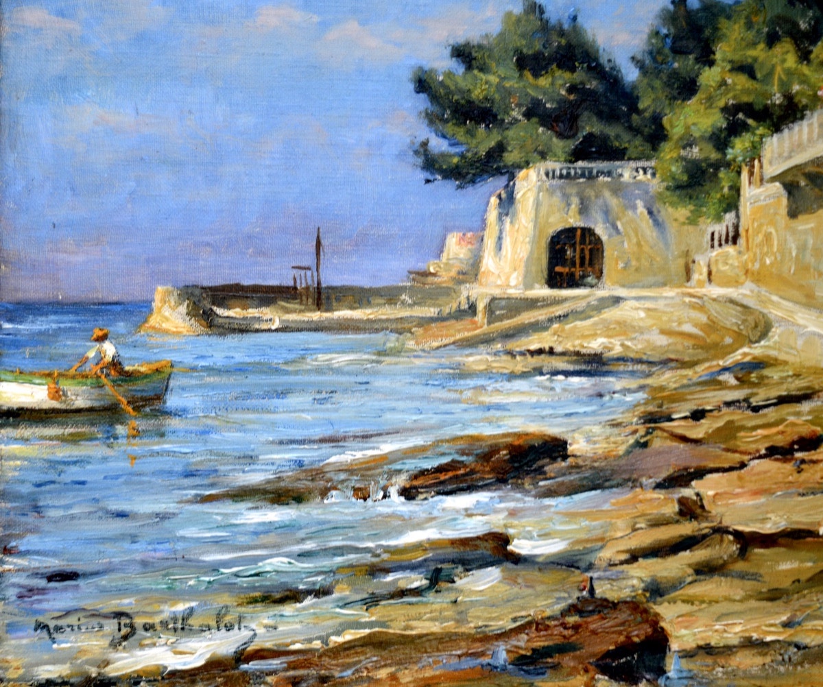 Marius Barthalot (1861-1955) "cap Saint-louis, Les Lecques To Saint-cyr-sur-mer (var)" Provence-photo-4