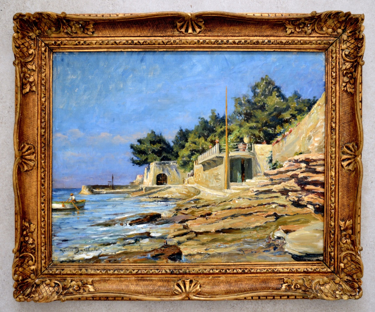 Marius Barthalot (1861-1955) "cap Saint-louis, Les Lecques To Saint-cyr-sur-mer (var)" Provence-photo-1