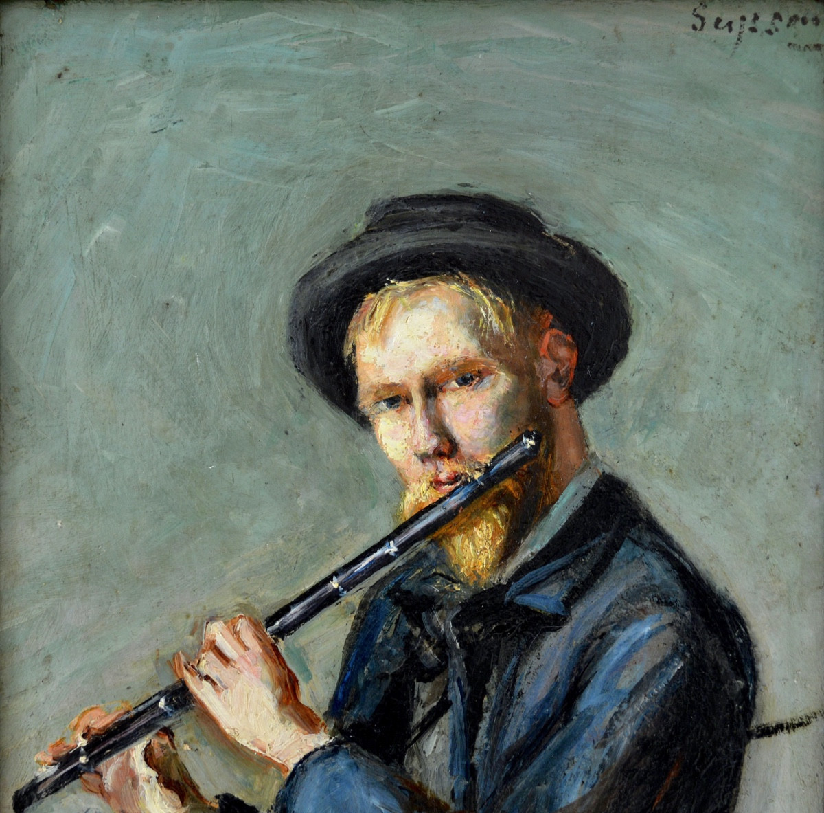 Seyssaud René (1867-1952) "portrait Of The Painter Léon Colombier" Avignon Provence Marseille Paris-photo-2