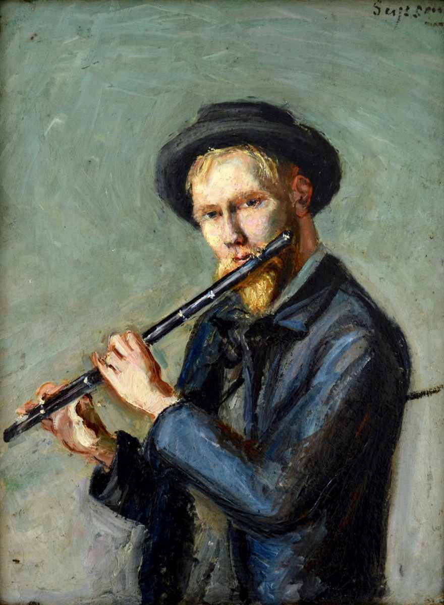 Seyssaud René (1867-1952) "portrait Of The Painter Léon Colombier" Avignon Provence Marseille Paris