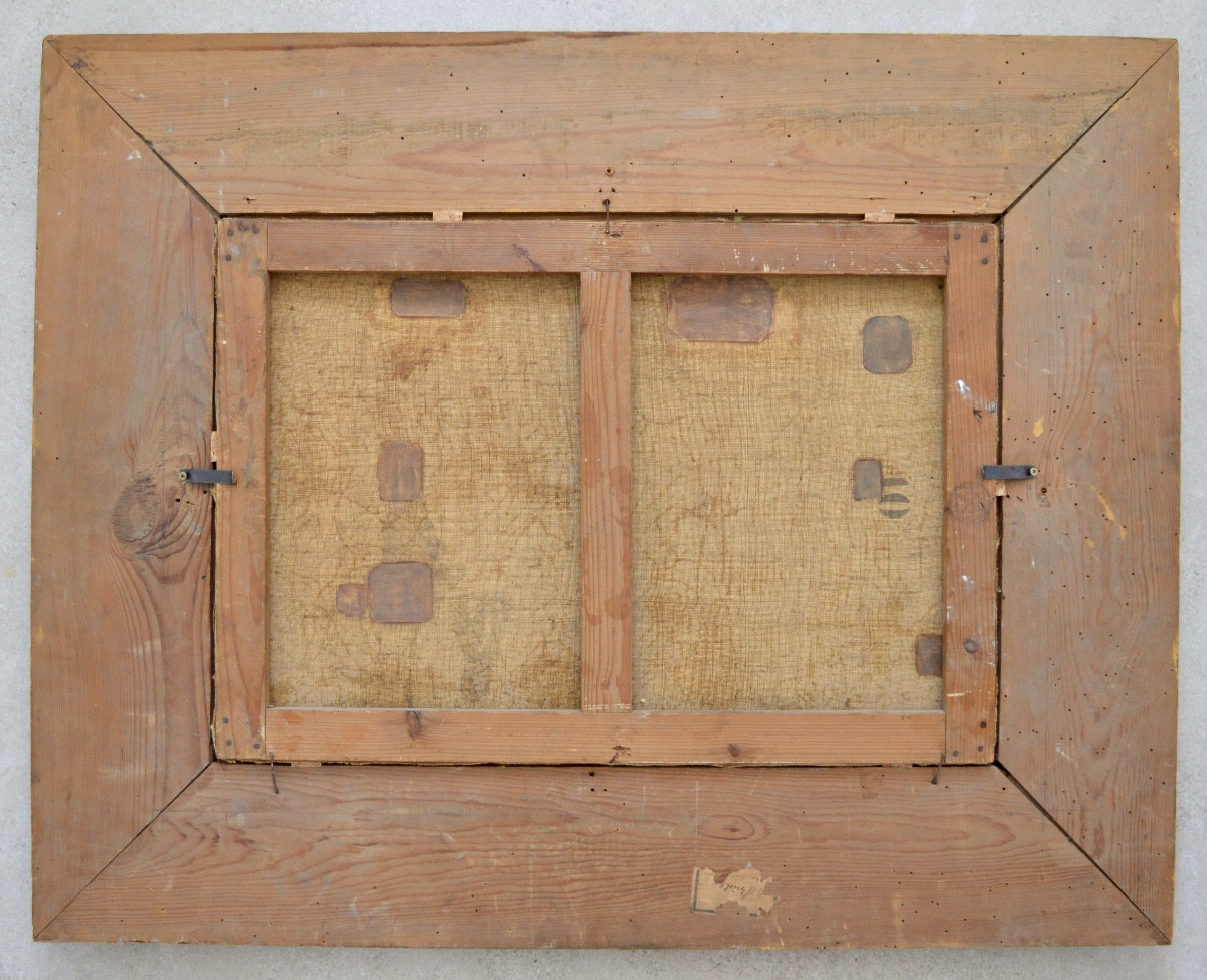 SAÏN Paul (1853-1908) "Ecoliers sur la route d'Avignon aux Angles (Gard)" Provence Villeneuve-photo-3