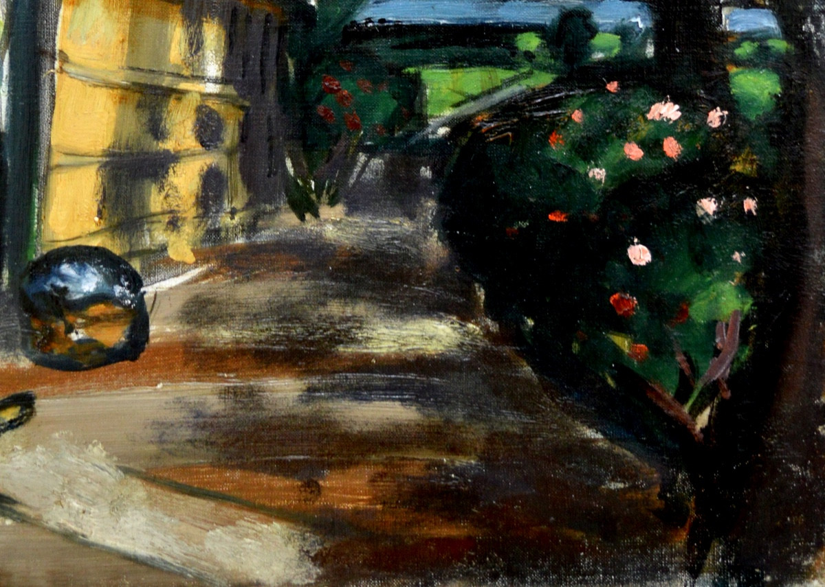 Chabaud Auguste (1882-1955) "the Flower-shaped Wash House At Mas Martin, Graveson" Provence -photo-1