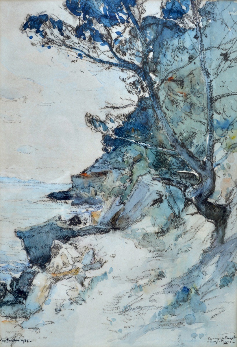 Montagne Louis (1879-1960) "customs Officers' Path At Carry-le-rouet" Marseille France Carry