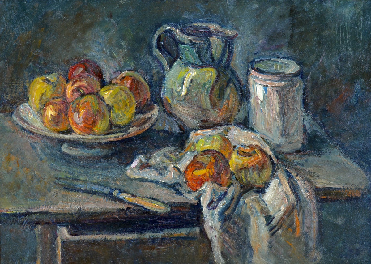 Arnaud Marcel (1877–1956) “still Life With Fruit” And “still Life With Flowers” Aix Provence -photo-2