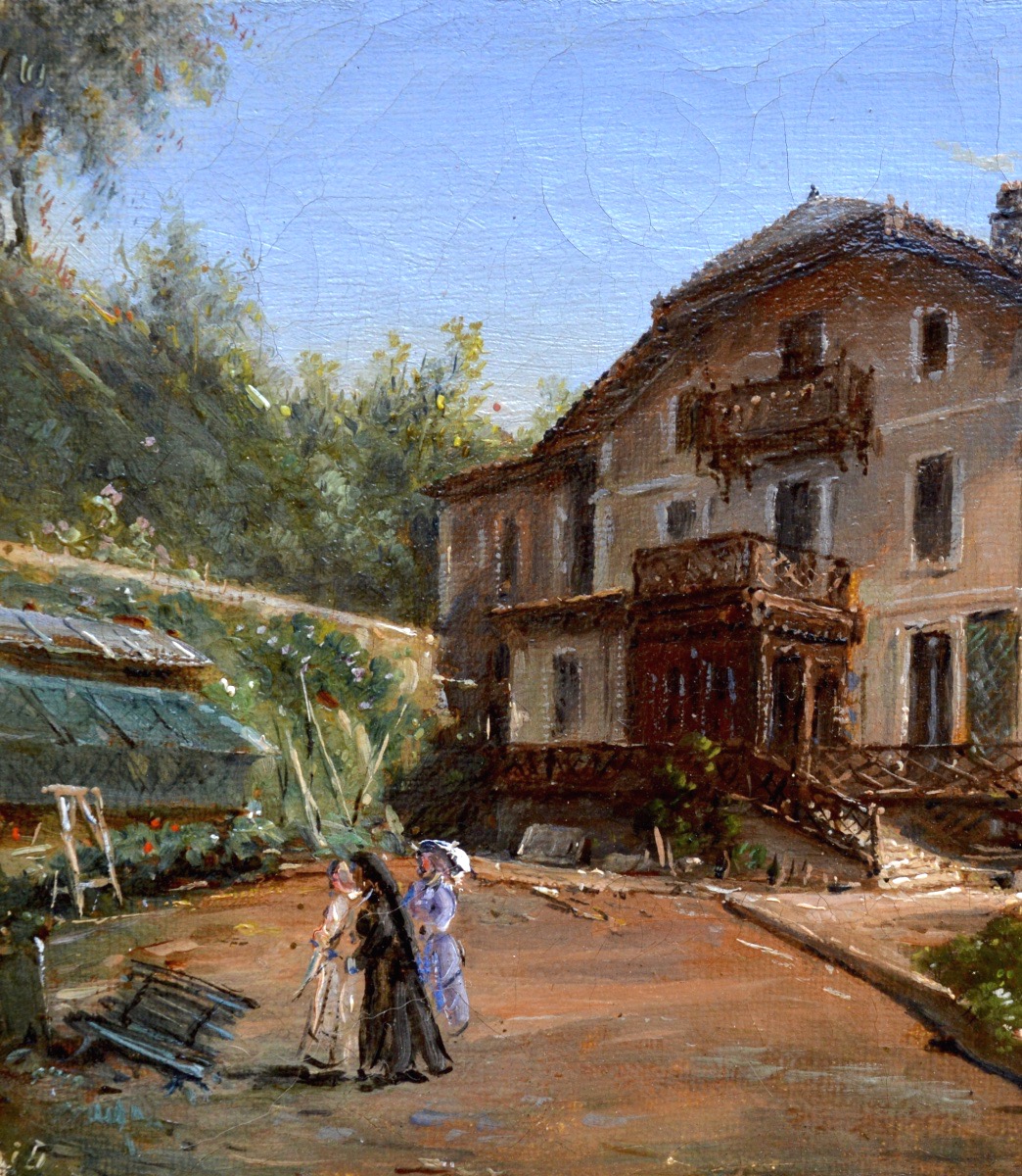 Defer, Jules (1803–1902) “queen Victoria At The Chalet Des Rosiers, Menton” Provence, England -photo-2