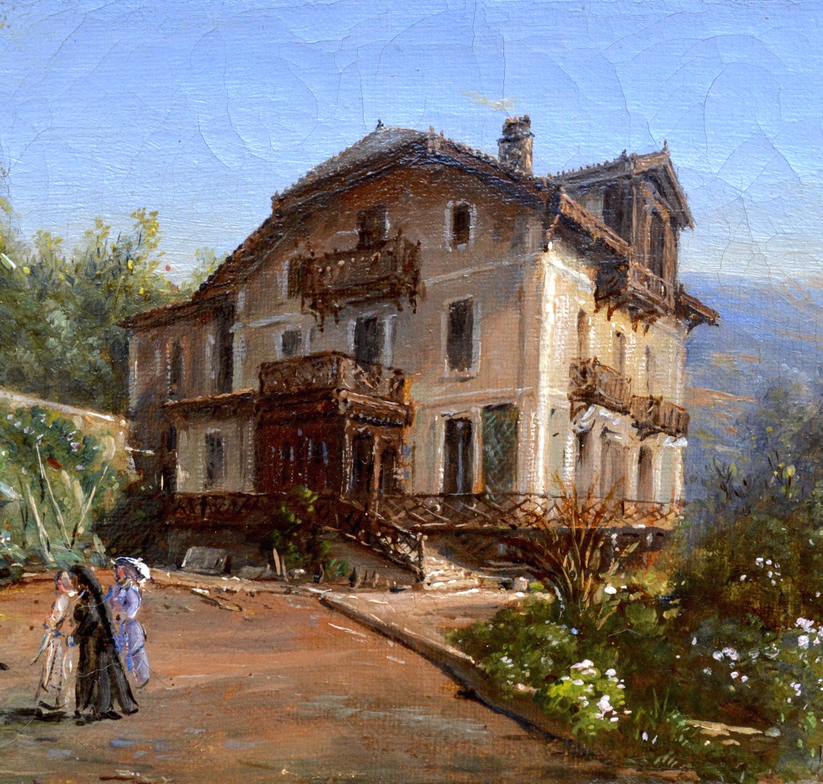 Defer, Jules (1803–1902) “queen Victoria At The Chalet Des Rosiers, Menton” Provence, England -photo-4