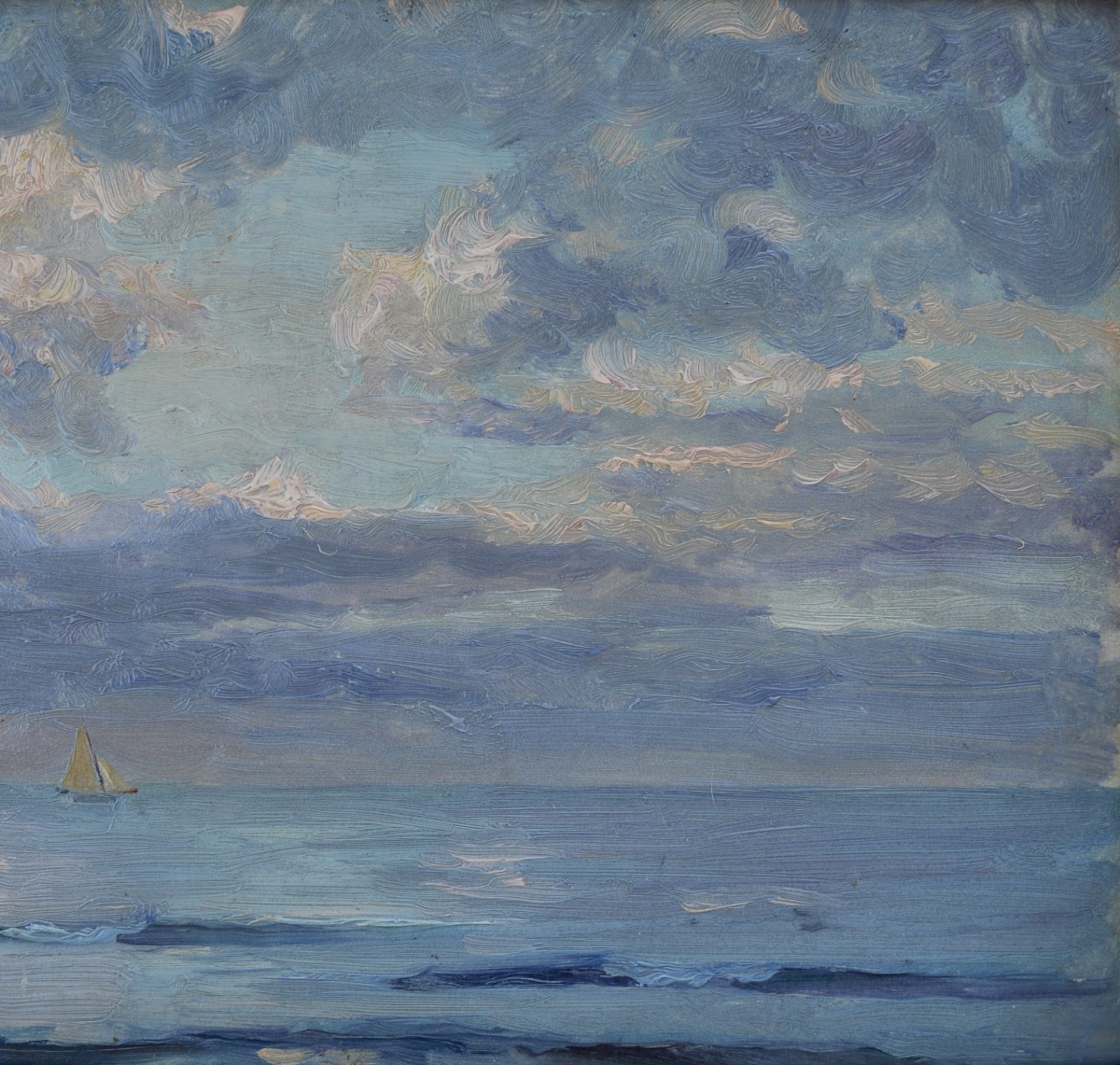 CREMIEUX Edouard (1856-1944) « Bateau dans le rade de Marseille » Provence Judaica Paris Cassis-photo-2