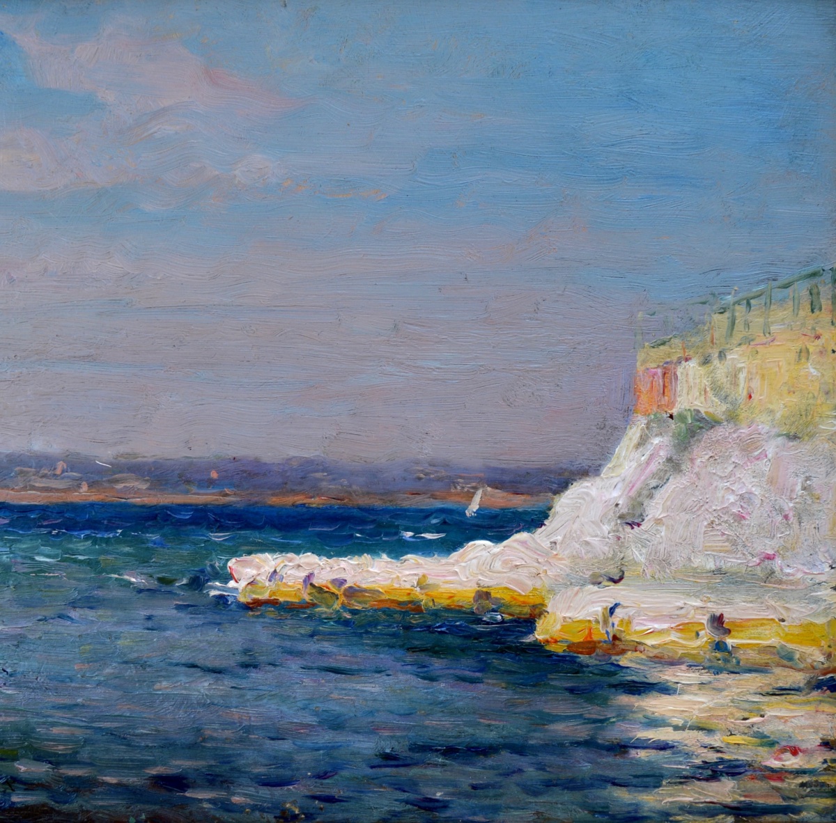 CREMIEUX Edouard (1856-1944) « Corniche à Marseille » Provence Juadica Cassis Paris-photo-2