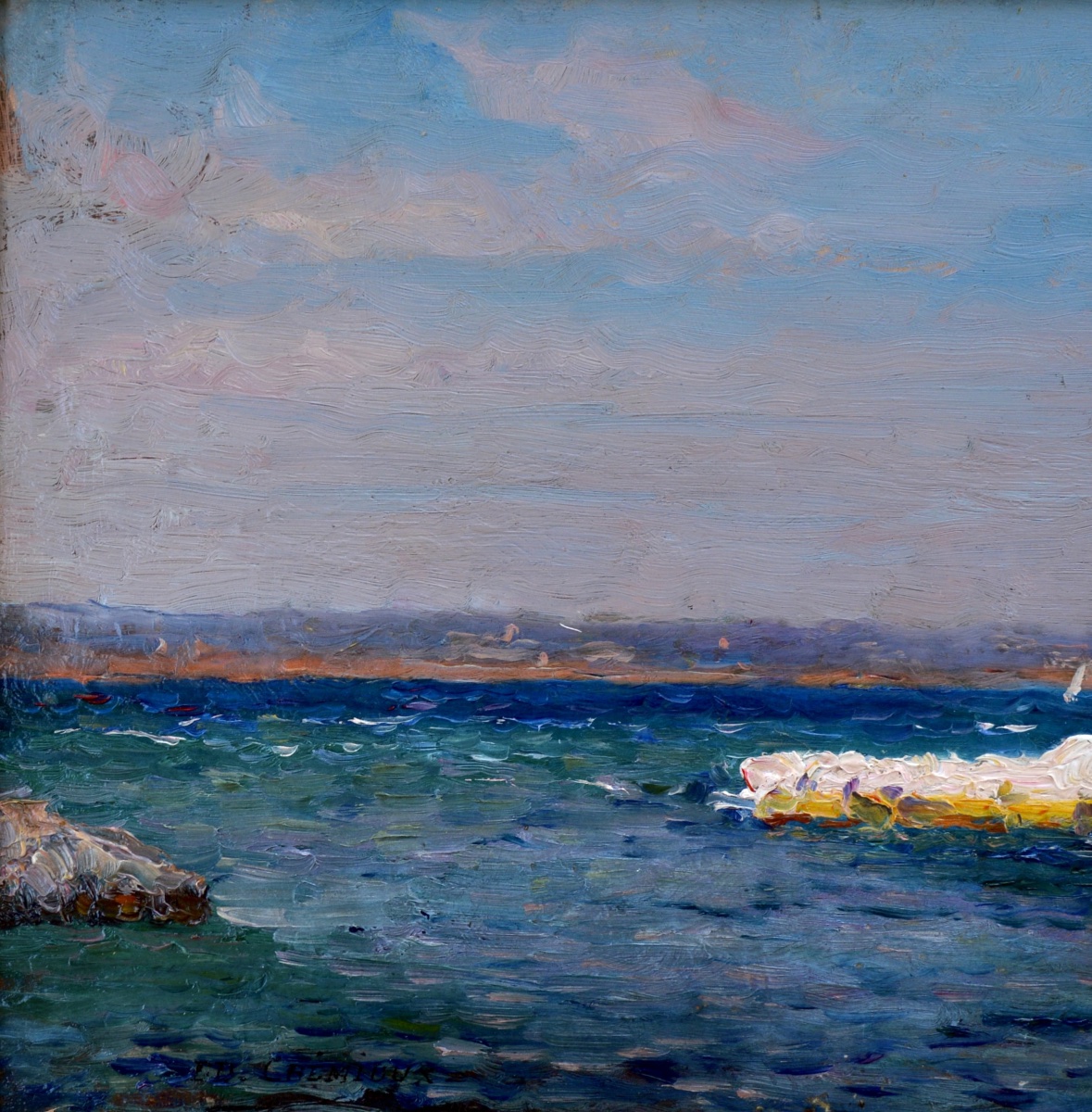 CREMIEUX Edouard (1856-1944) « Corniche à Marseille » Provence Juadica Cassis Paris-photo-3