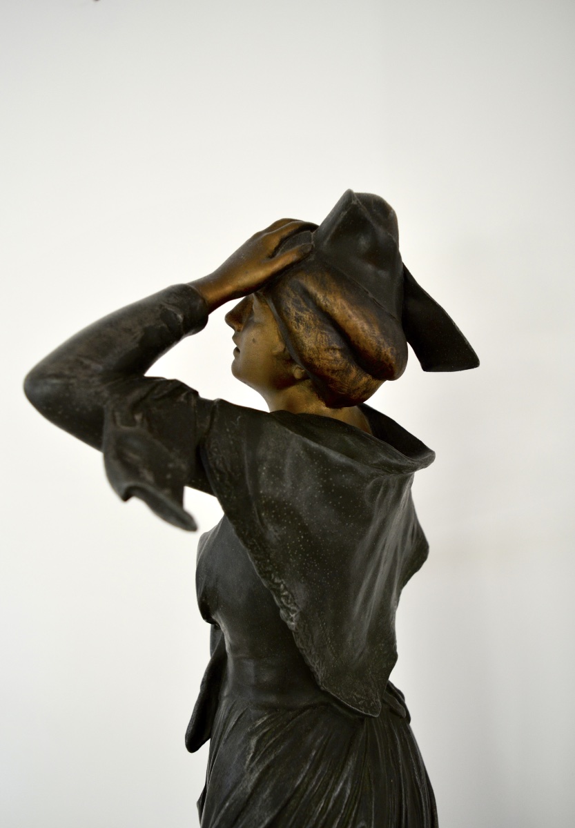 Mercie, Antonin (1845–1916) “mireille” Arlésienne, Provence, Arles, Avignon, Maillane, Mistral, Paris-photo-5
