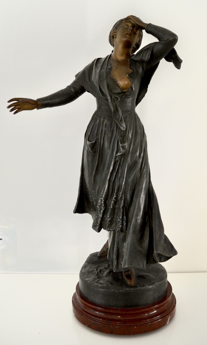 Mercie, Antonin (1845–1916) “mireille” Arlésienne, Provence, Arles, Avignon, Maillane, Mistral, Paris
