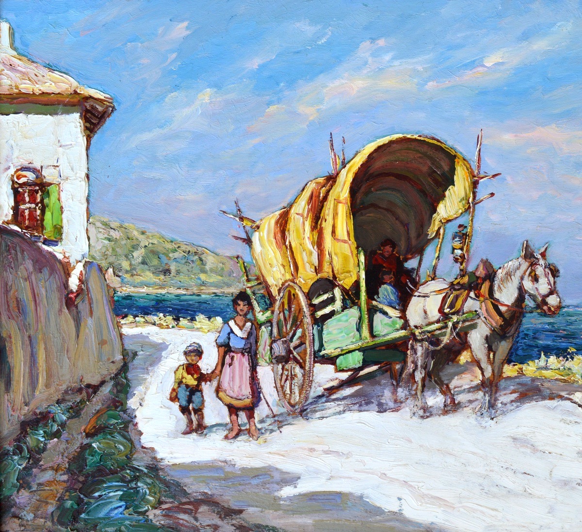 Hurard Joseph (1887–1956) “the Gypsies In Provence” Avignon Marseille Martigues Sanary Paris-photo-2