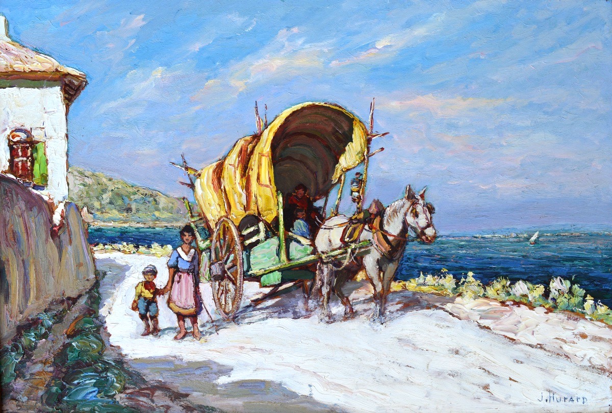 Hurard Joseph (1887–1956) “the Gypsies In Provence” Avignon Marseille Martigues Sanary Paris