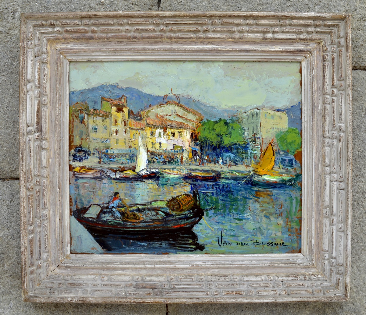 Van Den Bussche, Fernand (1892–1975) “the Port Of Cassis” Provence Marseille Belgium French-photo-2