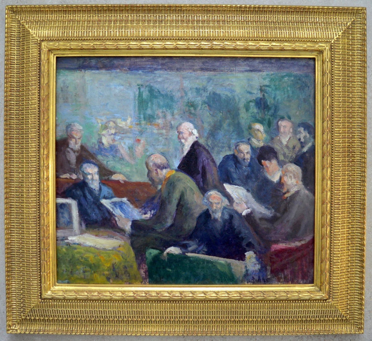 Maximilien LUCE (1858-1941) « Le jury après l'exposition » Paris Pissarro Signac France-photo-4