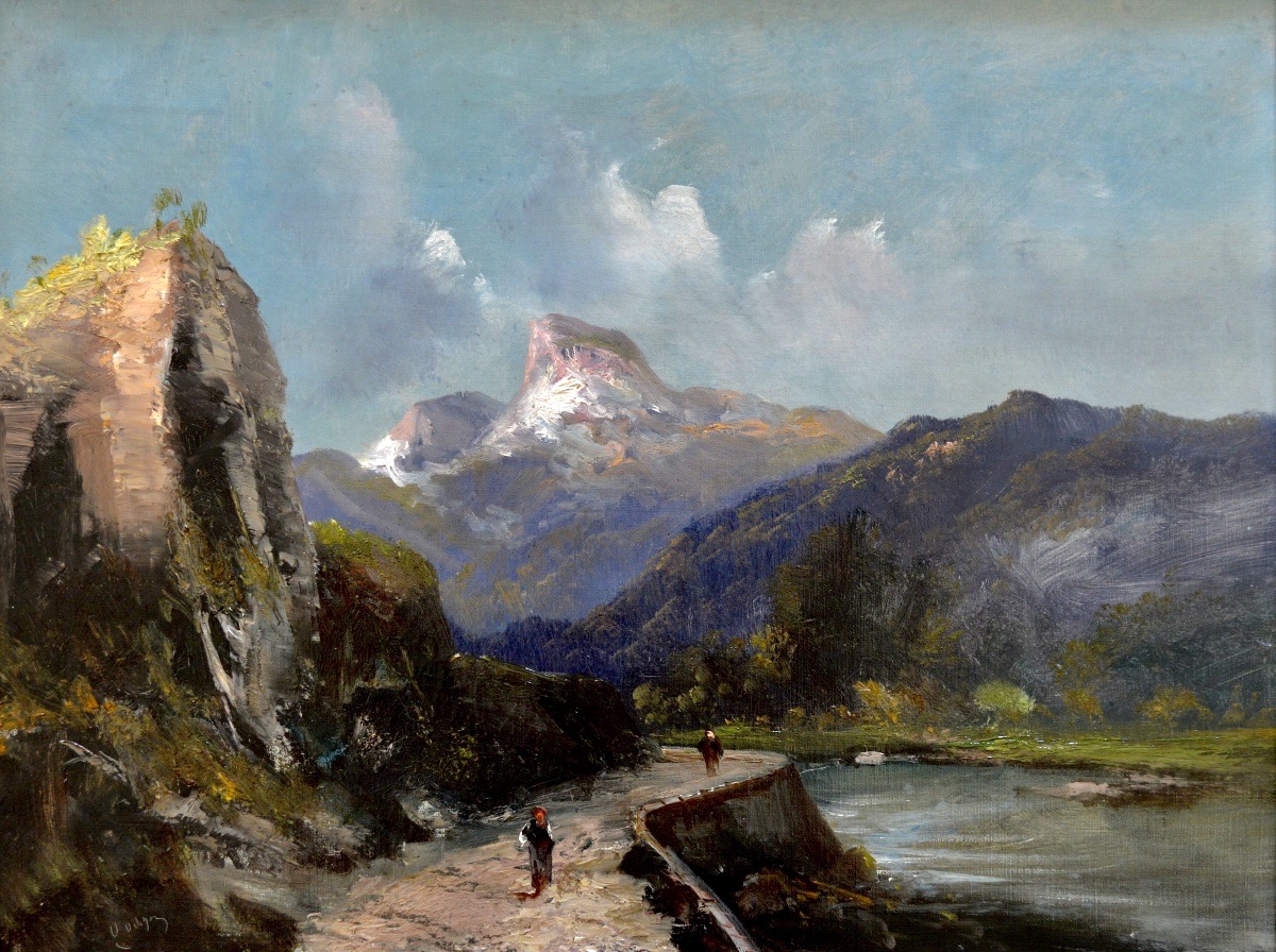 émile Godchaux (1860–1938) “road From Pierrefitte To Cauterets In The Pyrenees,” Paris, France
