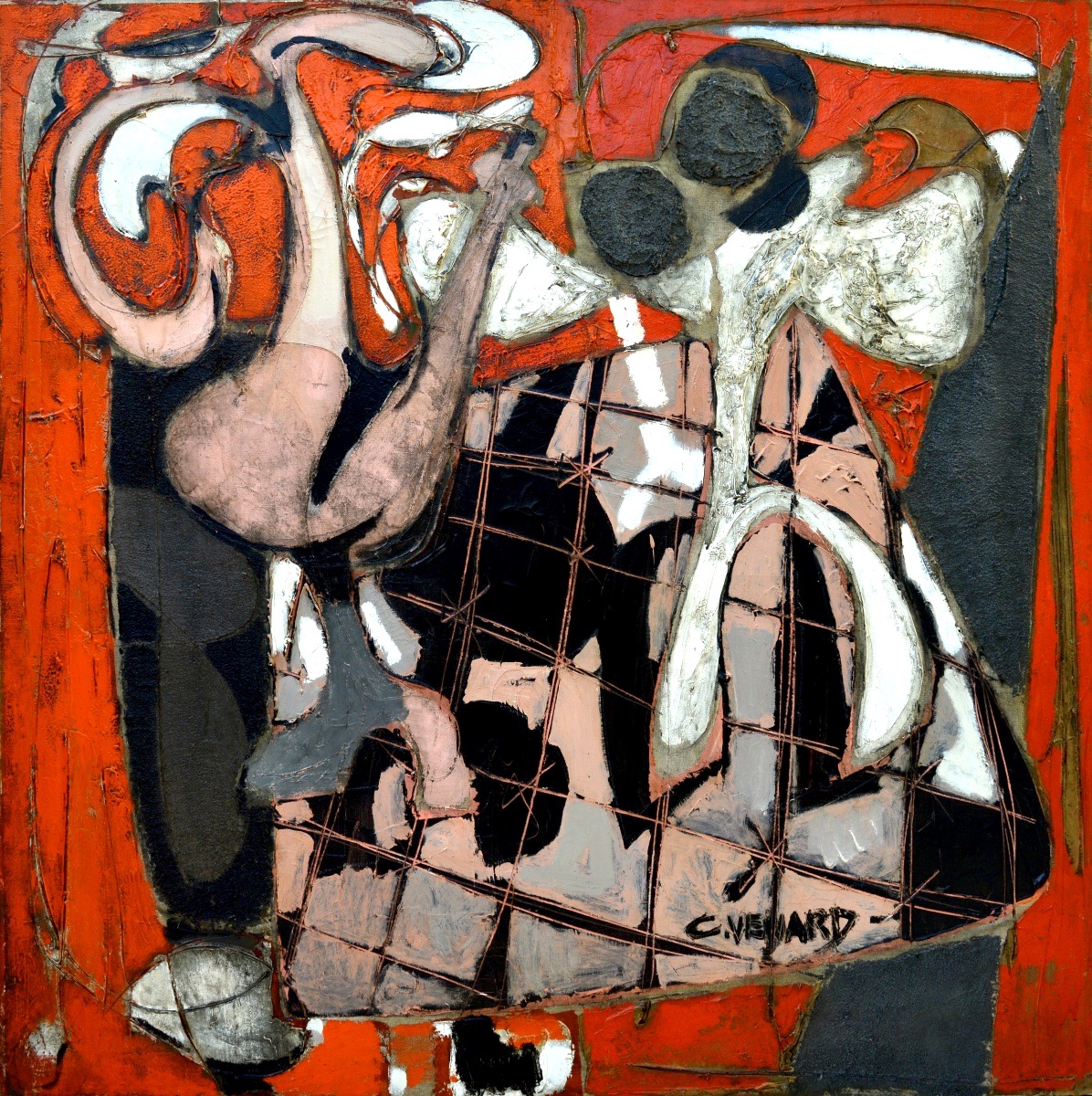 Claude Vénard (1913–1999) “still Life With Coffee Pot And Fruit Bowl” Paris Cubism Usa