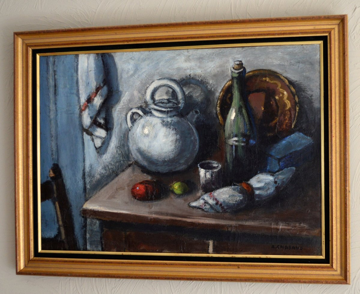 CHABAUD Auguste (1882-1955) "Coin de cuisine" Graveson Grivolas Marseille Avignon Nîmes Paris Seyssaud Fauvisme-photo-3