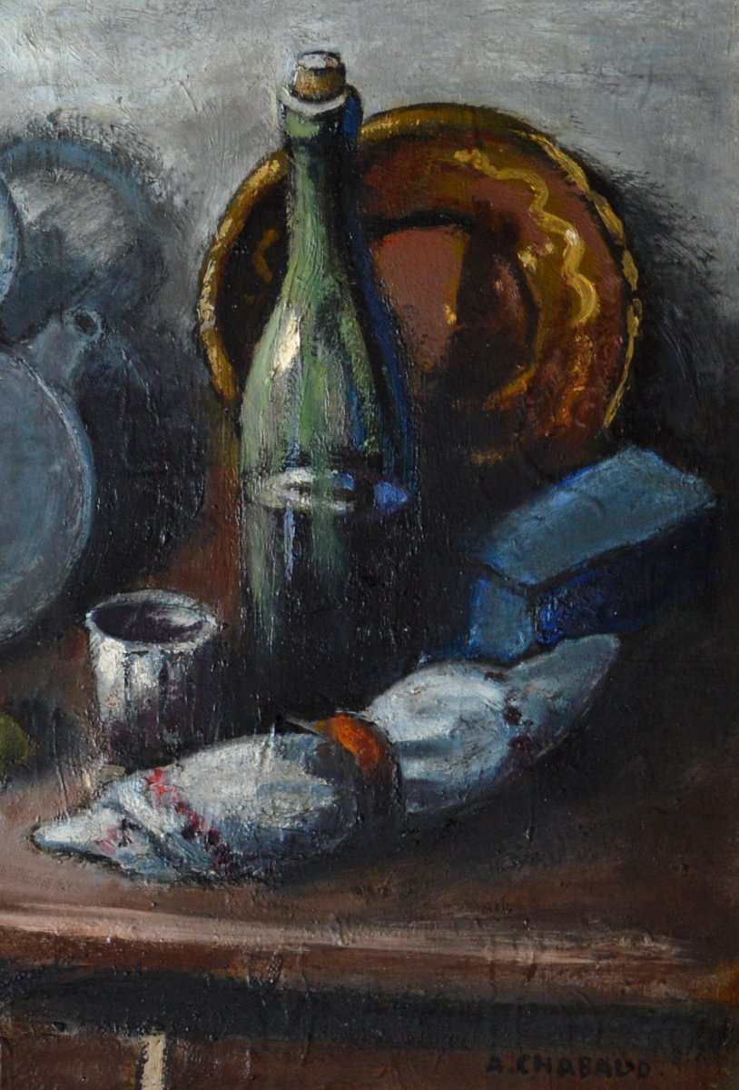 CHABAUD Auguste (1882-1955) "Coin de cuisine" Graveson Grivolas Marseille Avignon Nîmes Paris Seyssaud Fauvisme-photo-4