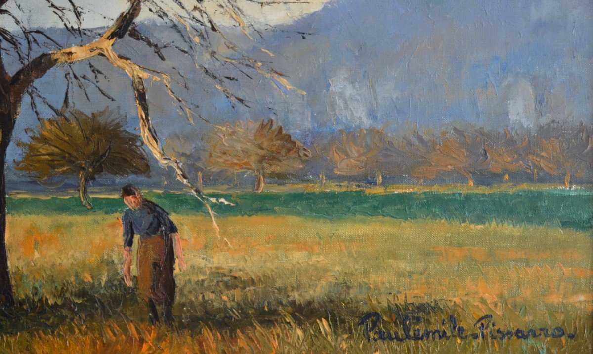 Pissarro Paul-emile (1884-1972) "animated Landscape Of The Suisse Normande" Clécy Normandie Paris Orne Calvados-photo-2