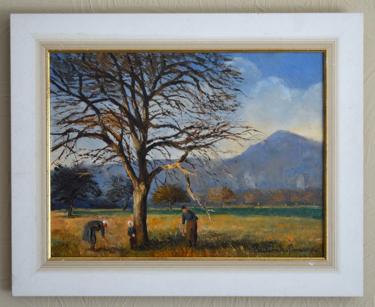 Pissarro Paul-emile (1884-1972) "animated Landscape Of The Suisse Normande" Clécy Normandie Paris Orne Calvados-photo-3