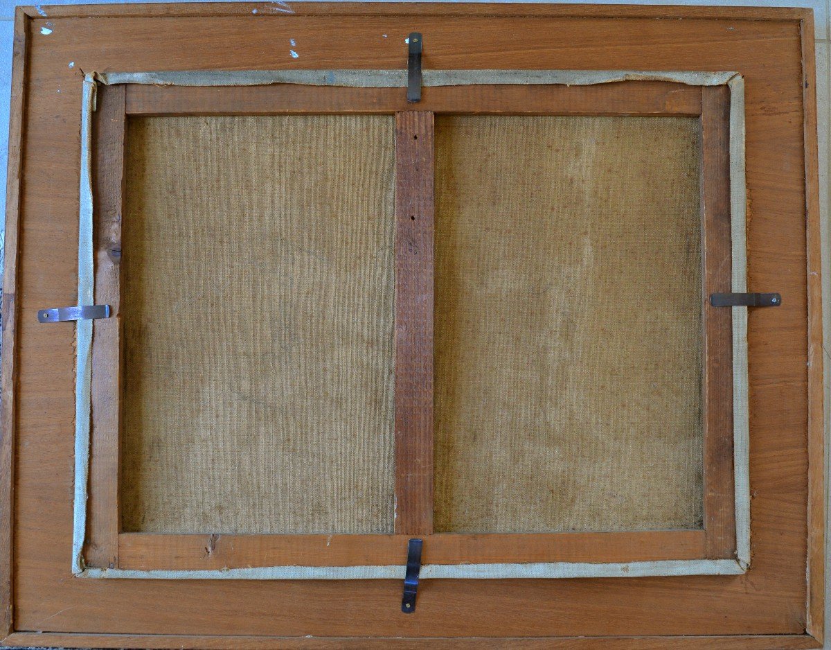 BRONDY Mattéo (1866-1944) "Quartier de la Ponche à Saint-Tropez" Provence Fauvisme France Paris Var Ramatuelle-photo-1