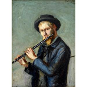 Seyssaud René (1867-1952) "portrait Of The Painter Léon Colombier" Avignon Provence Marseille Paris