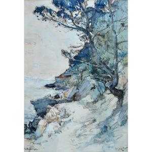 Montagne Louis (1879-1960) "customs Officers' Path At Carry-le-rouet" Marseille France Carry