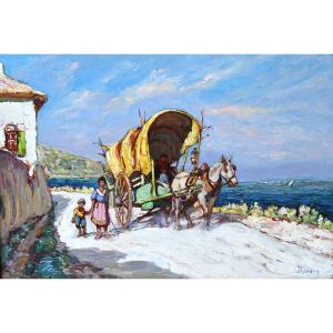 Hurard Joseph (1887–1956) “the Gypsies In Provence” Avignon Marseille Martigues Sanary Paris