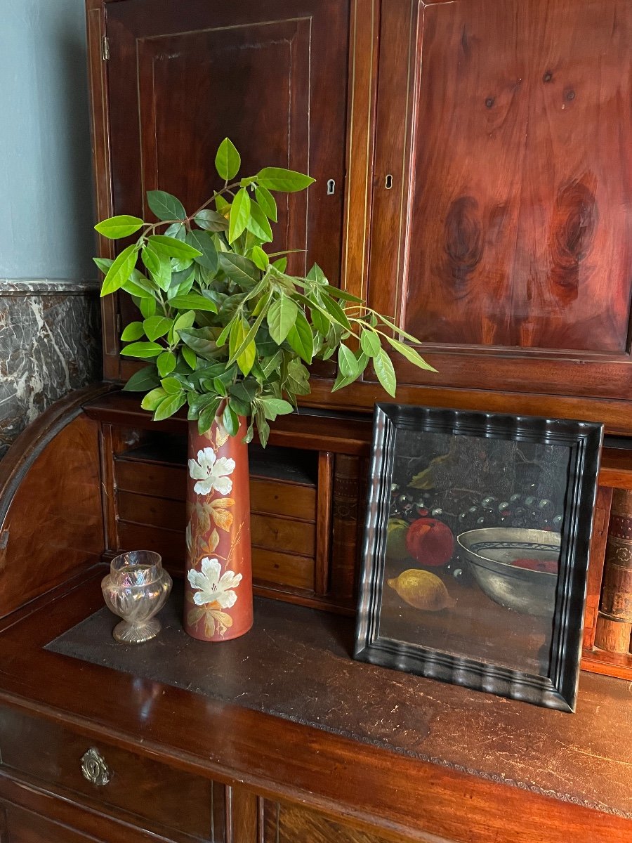 Art Nouveau Opaline Vase