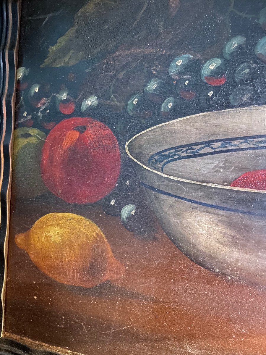 Oil On Wooden Panel, Still Life-photo-4