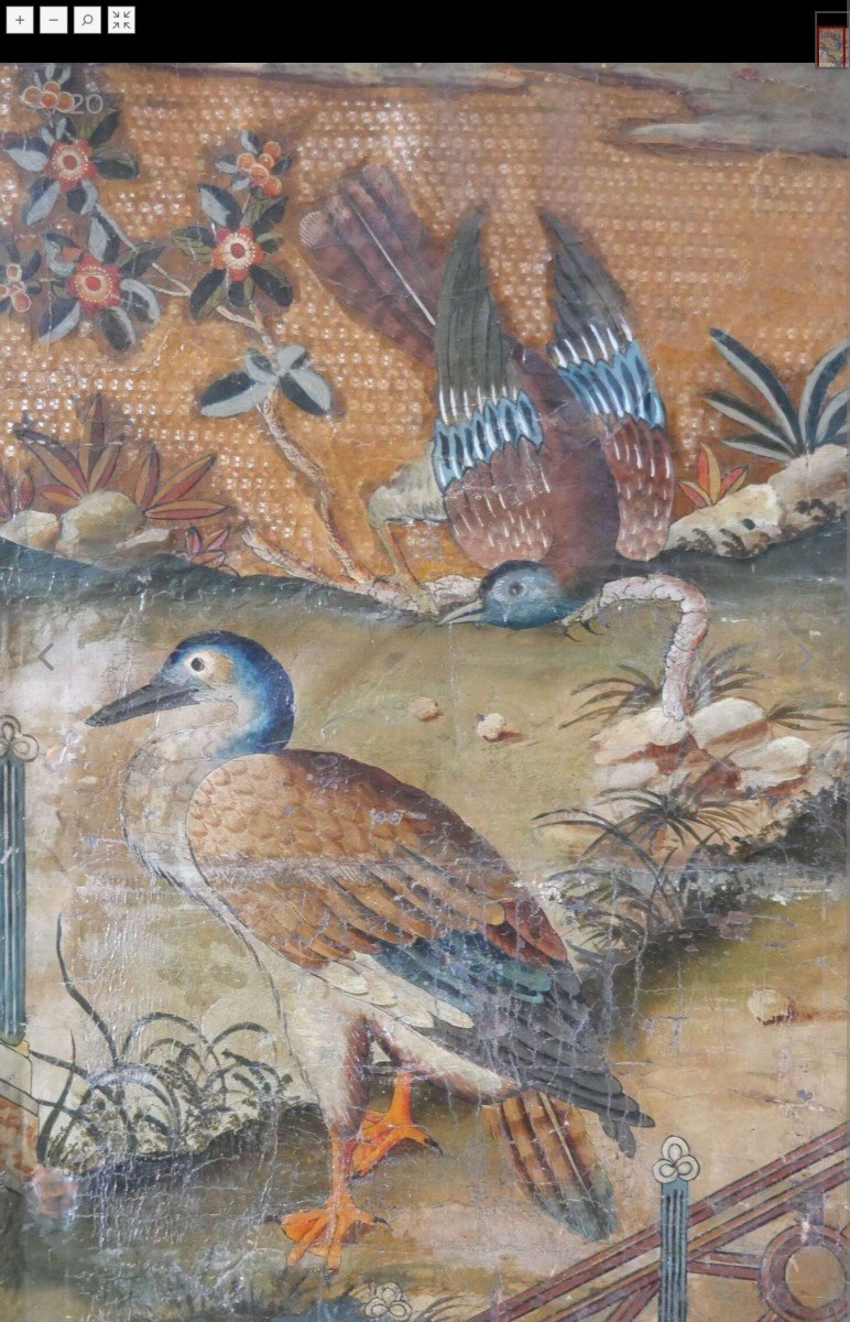 Malines Leather Screen 18th-photo-8