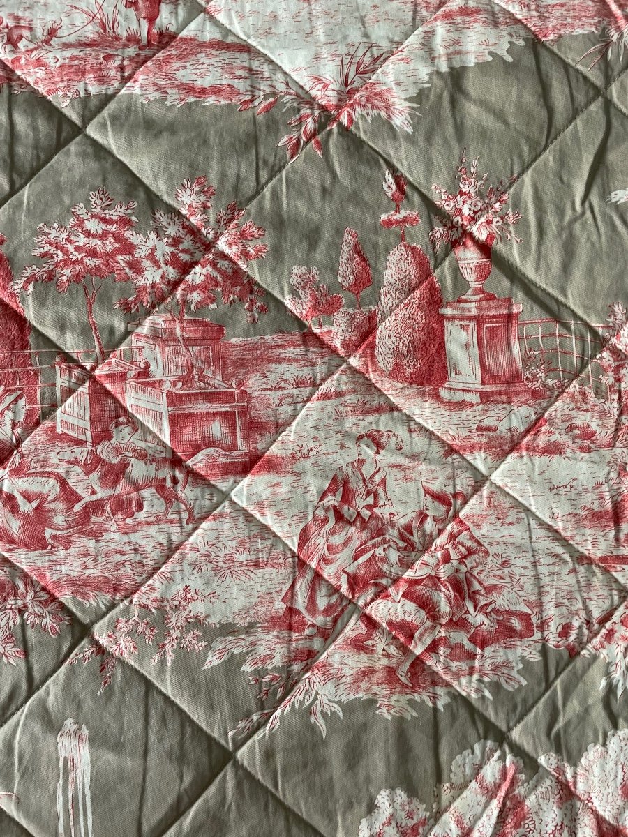 Large Bristol Bedspread, Manuel Canovas Fabric-photo-2