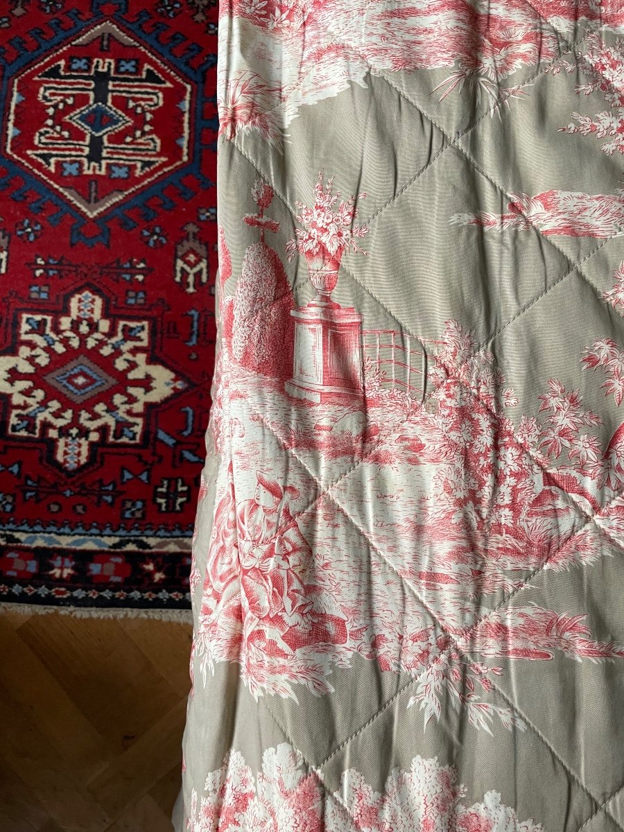 Large Bristol Bedspread, Manuel Canovas Fabric-photo-4