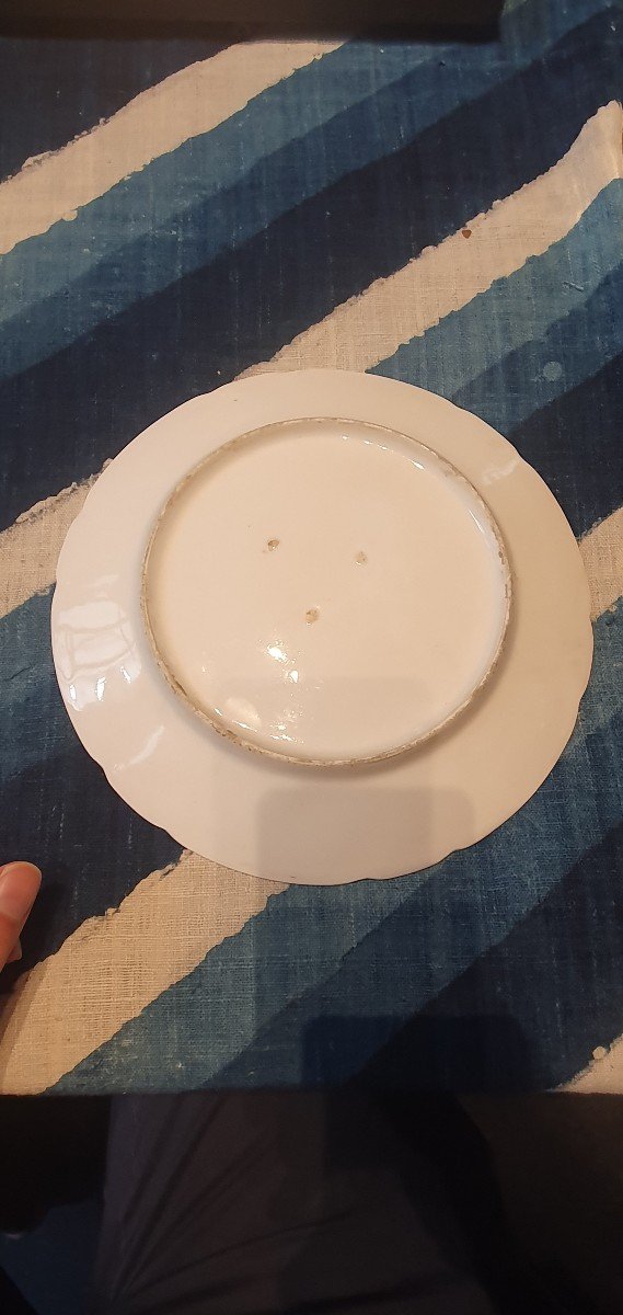 Assiette Porcelaine Armorié Blason Ducal Ou Princier-photo-3